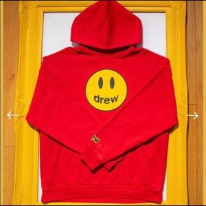 NWT Drew by Justin Bieber Red Hoodie